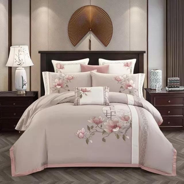 SakuraElegance – Luxurious Soft Egyptian Cotton Bedding Set