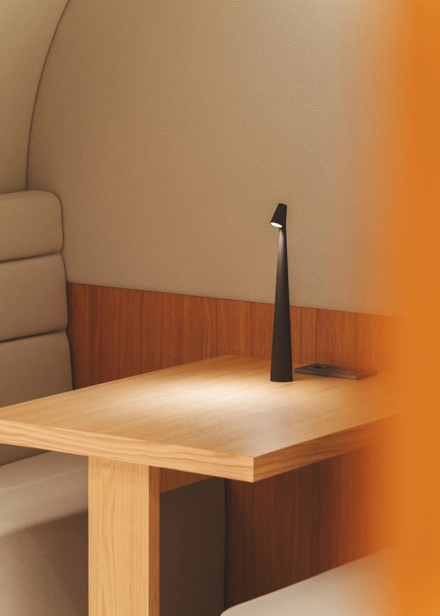 NordicGlow | Stylish Dimmable Cordless LED Table Lamp for Living Room