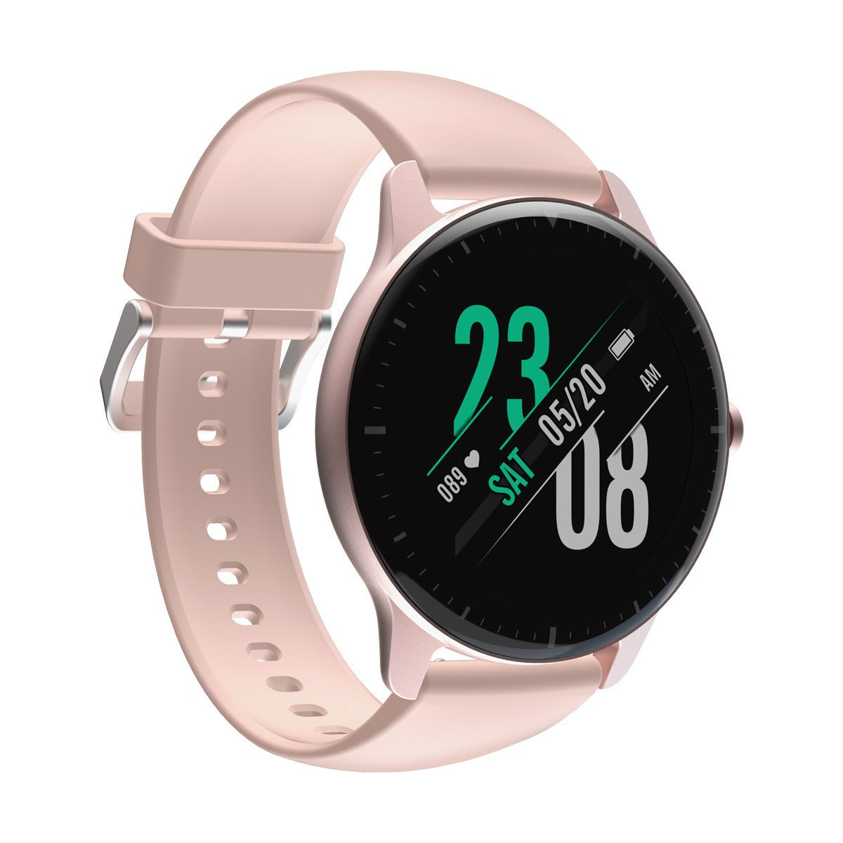 Elegant smartwatch til kvinder med sundhedsovervågning, tilpasselig stil og Bluetooth-forbindelse