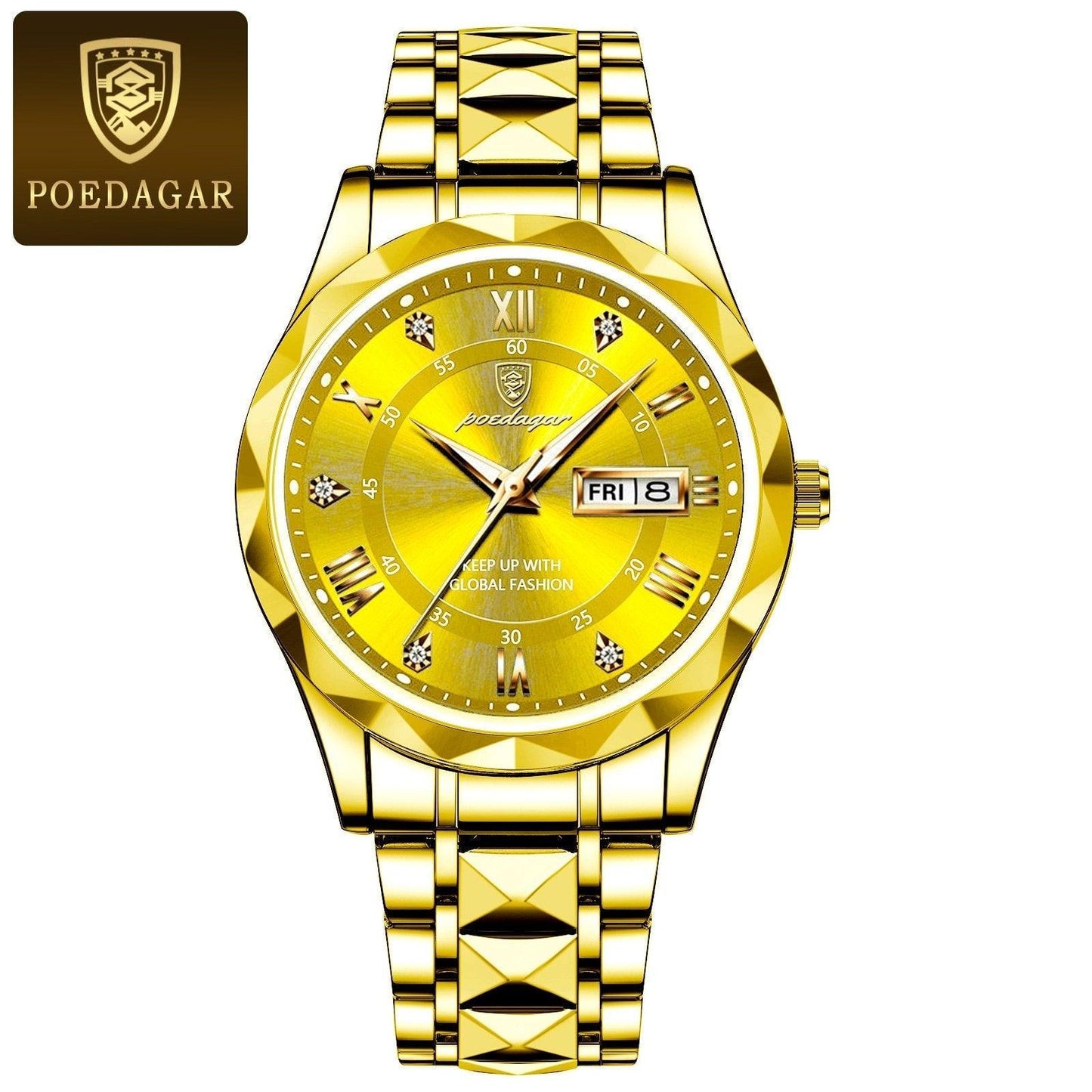 Variant image for Luxurious Waterproof Men's Wristwatch – Stylish Stainless Steel Timepiece with Accurate Quartz Movement-5