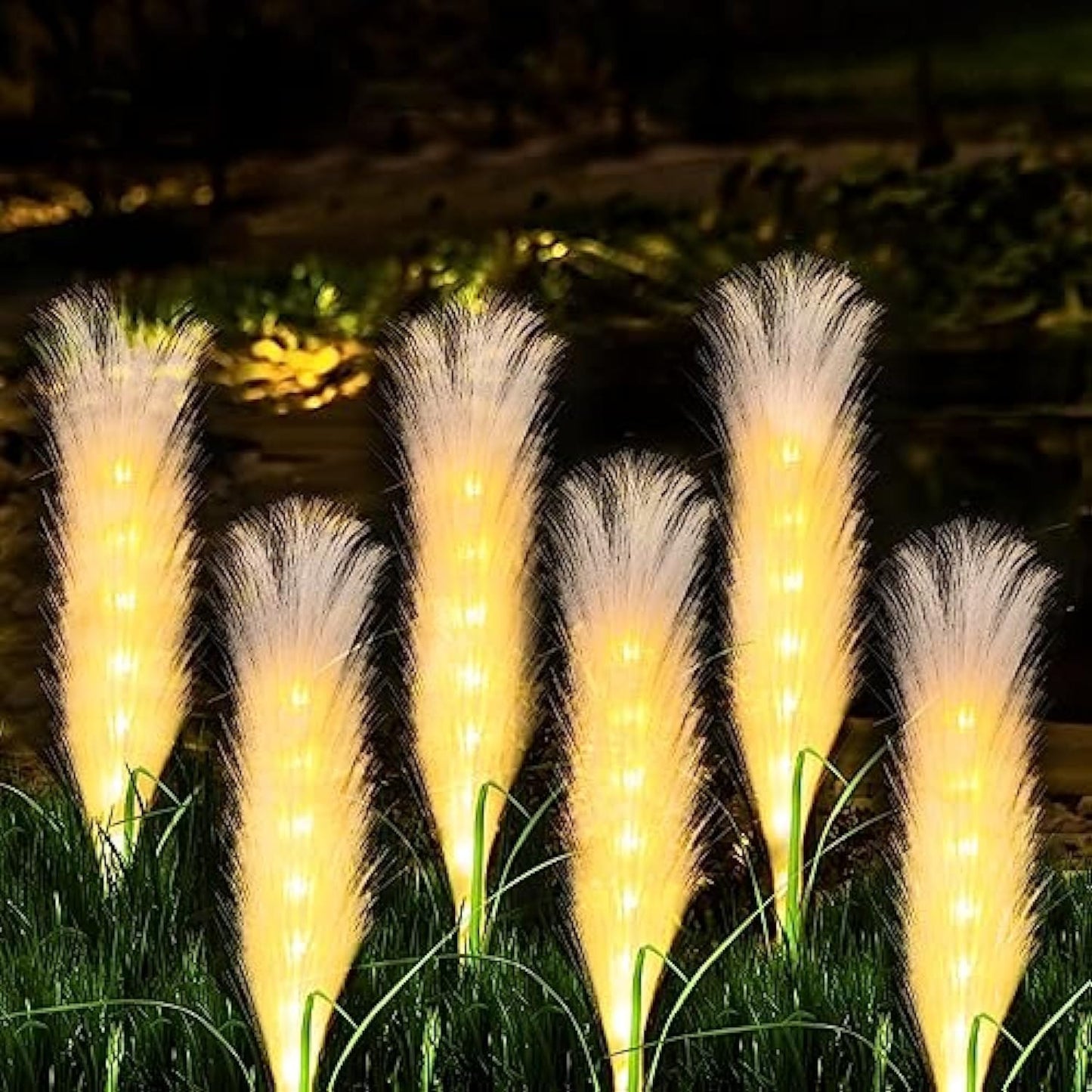 SolarSway - Fiber Reed Solar Garden Light