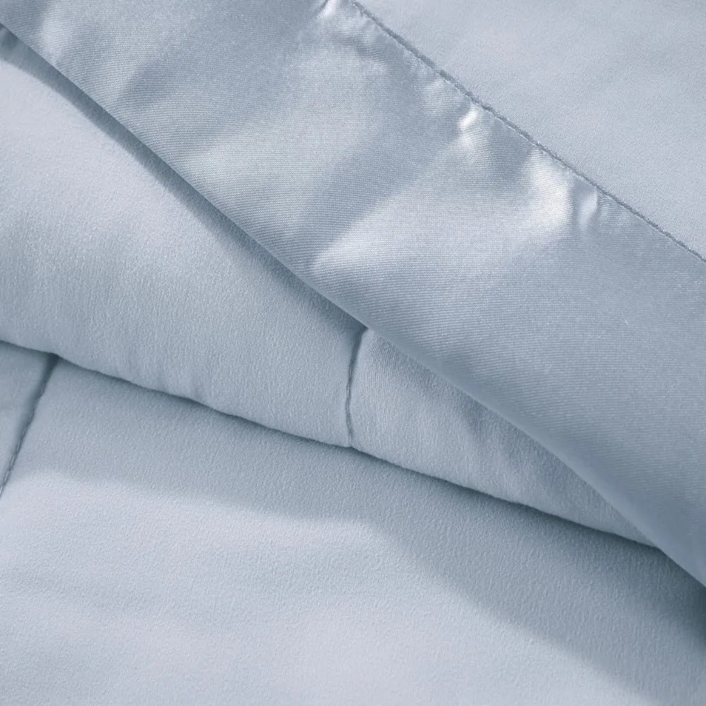 BlueVelvet - Satin Accent Bedspread