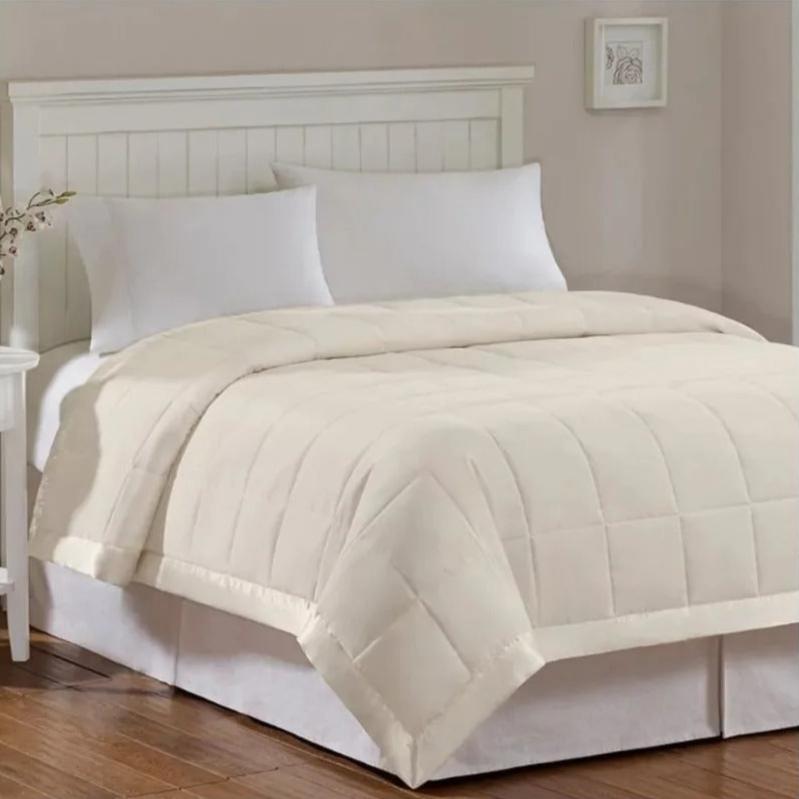 BlueVelvet - Satin Accent Bedspread