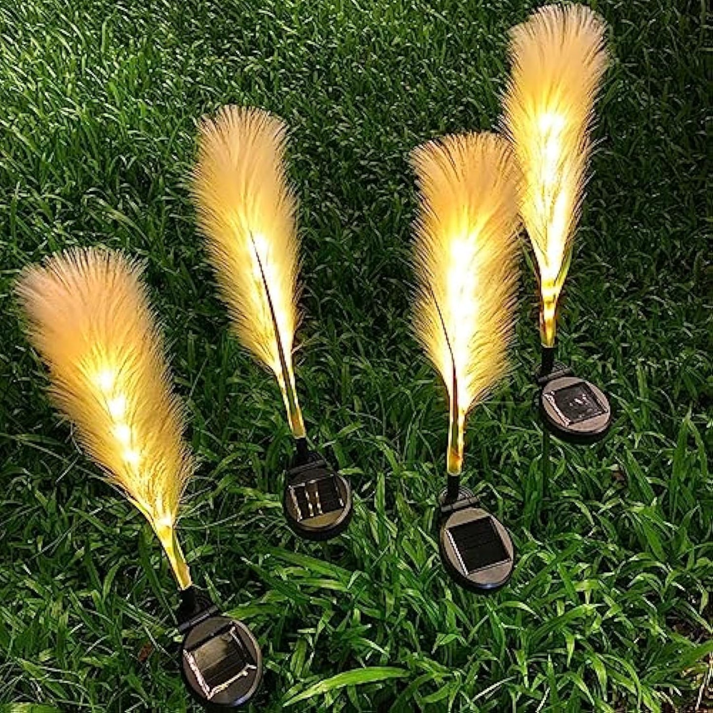 SolarSway - Fiber Reed Solar Garden Light
