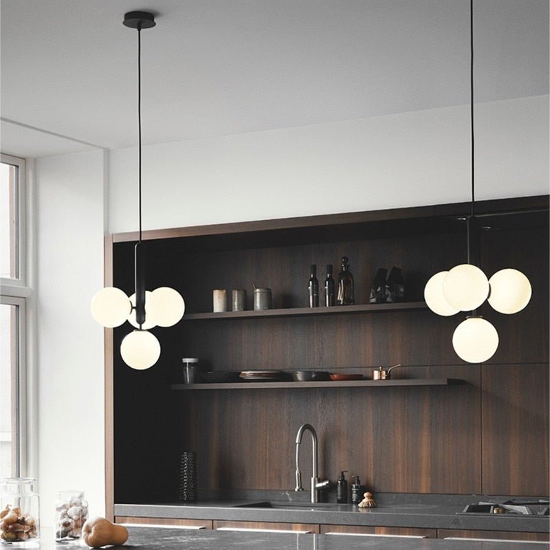 CrystalGlow – Lampada a sospensione moderna in vetro e alluminio