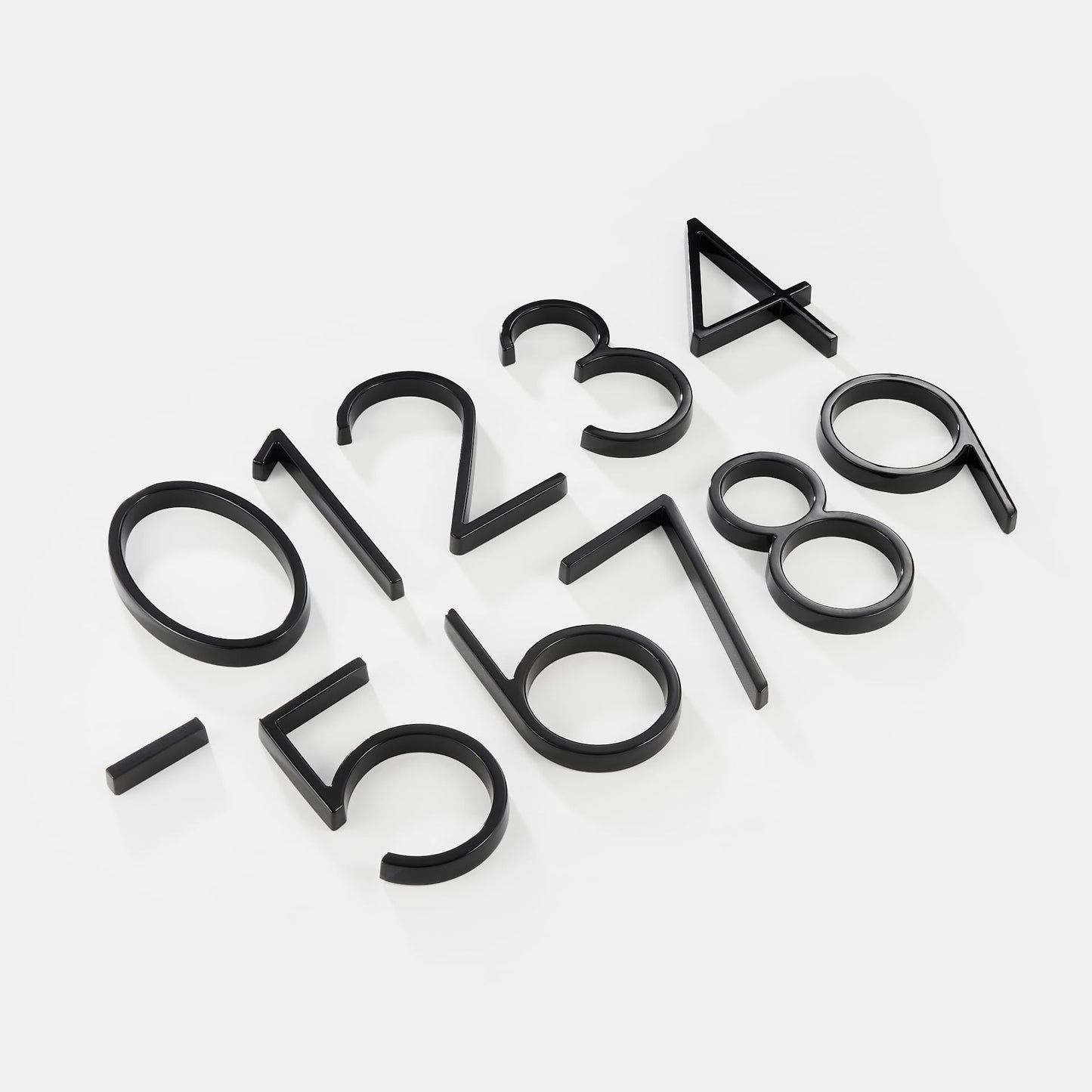 BlackSign - Contemporary Black House Numbers