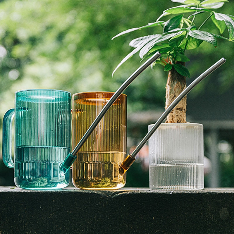 Precision Plastic Watering Can – Ergonomic Indoor Small Watering Can for Accurate Plant Care, 1 Liter Capacity-2