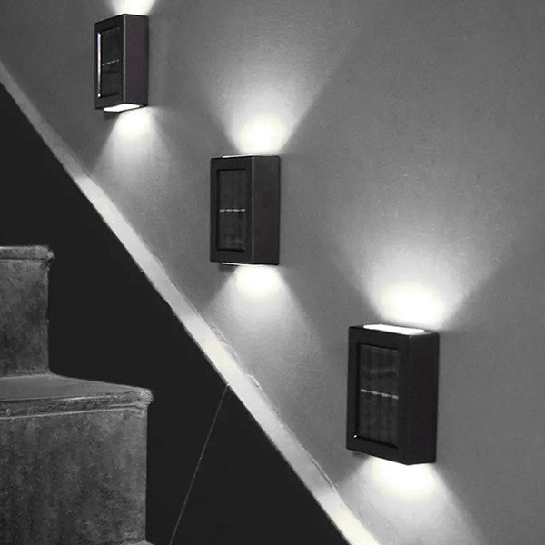 SolarGlow | Wireless LED Wall Lights for Efficient Outdoor Lighting