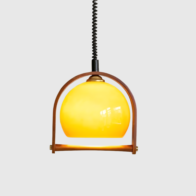 HoutLuxe - Bauhaus Geïnspireerde Pendellamp
