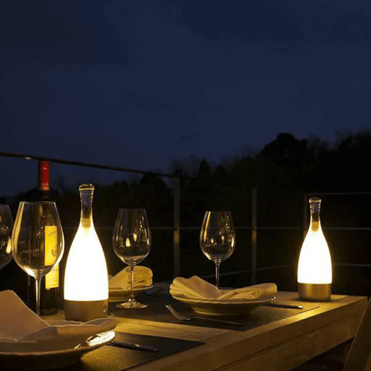 CorkGlow - Wine Bottle Table Lamp