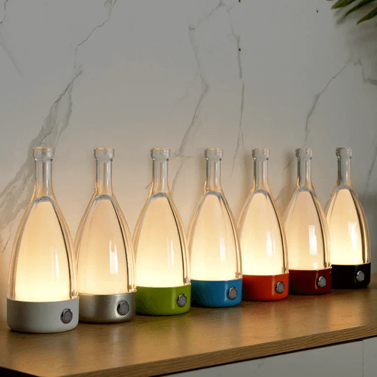 CorkGlow - Wine Bottle Table Lamp