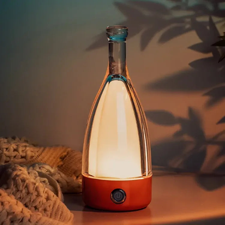 CorkGlow - Wine Bottle Table Lamp