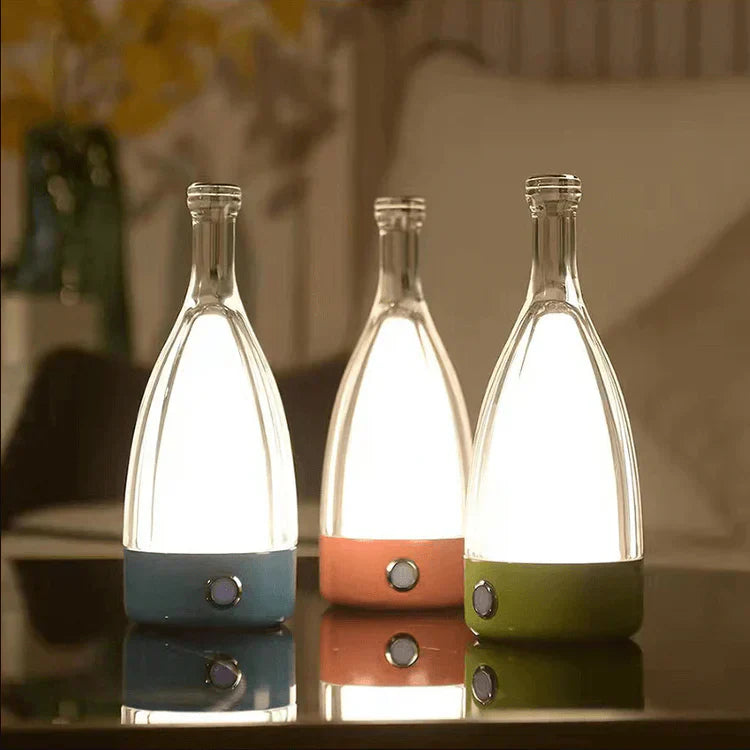 CorkGlow - Wine Bottle Table Lamp