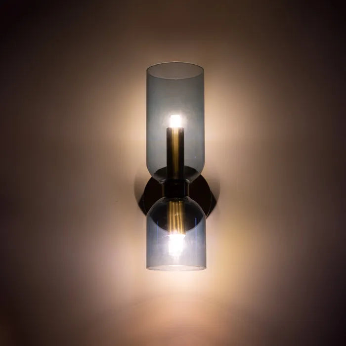 GlassAura – Dual-Layer Wall Lamp
