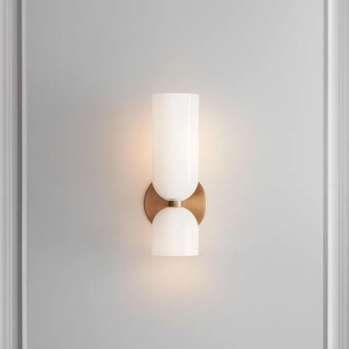 GlassAura – Dual-Layer Wall Lamp