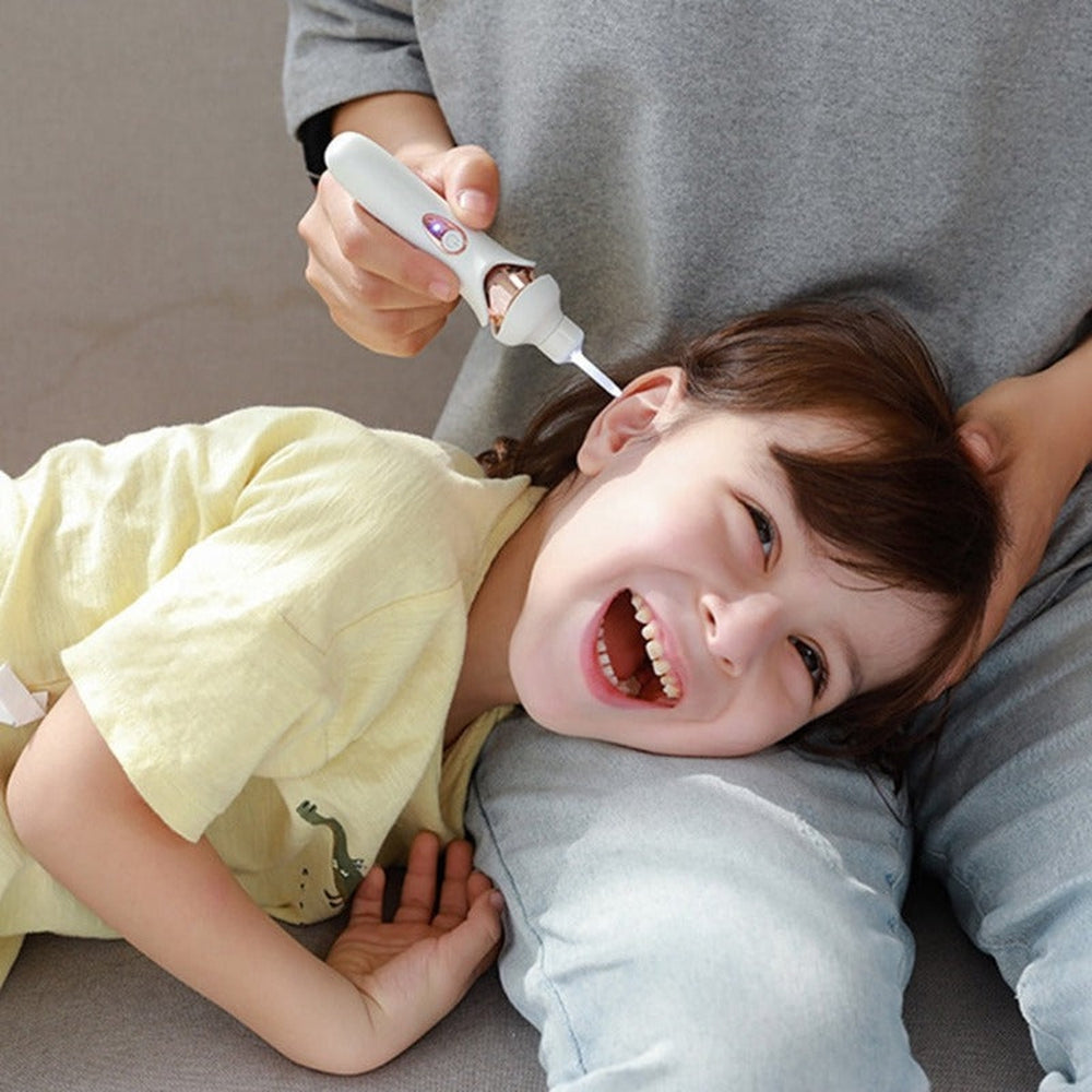 Painless Ear Cleaner with LED Light – Safe Earwax Removal for Adults and Children, Rechargeable with Soft Suction Technology-3