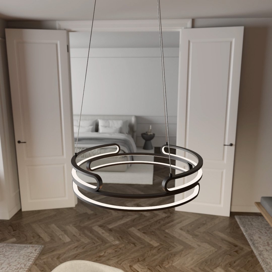 MetalAura - Sophisticated Hanging Lamp