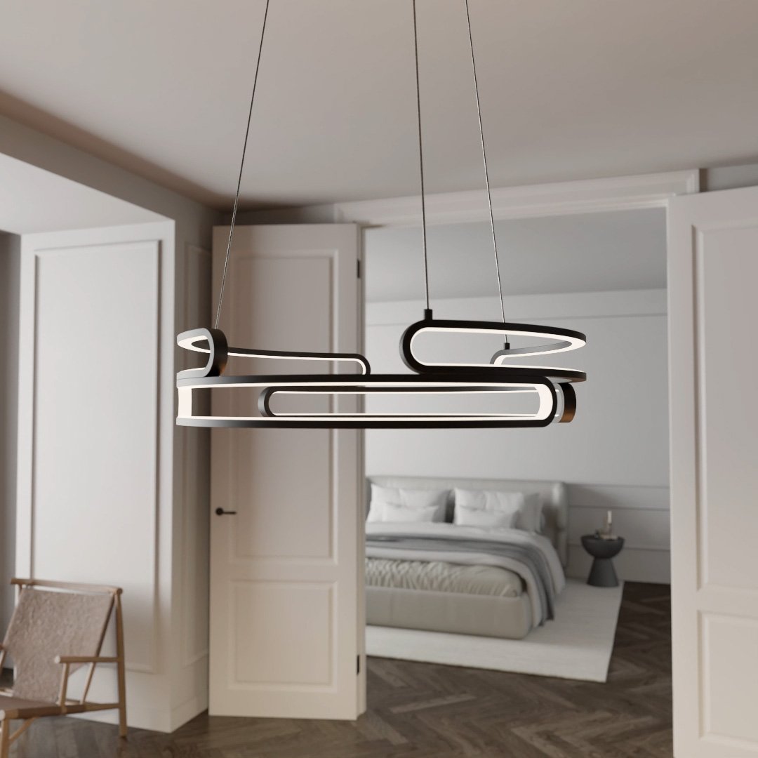 MetalAura - Sophisticated Hanging Lamp