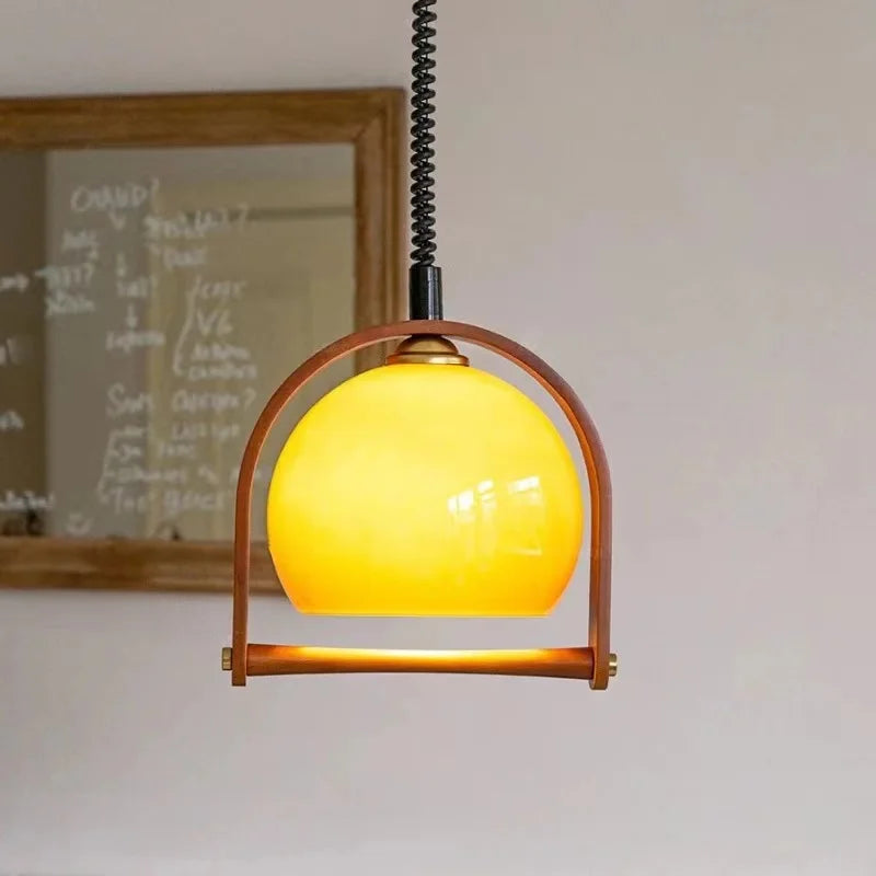 HoutLuxe - Bauhaus Geïnspireerde Pendellamp