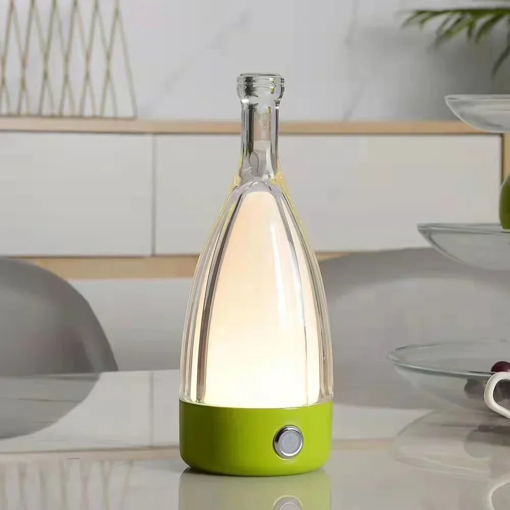CorkGlow - Wine Bottle Table Lamp