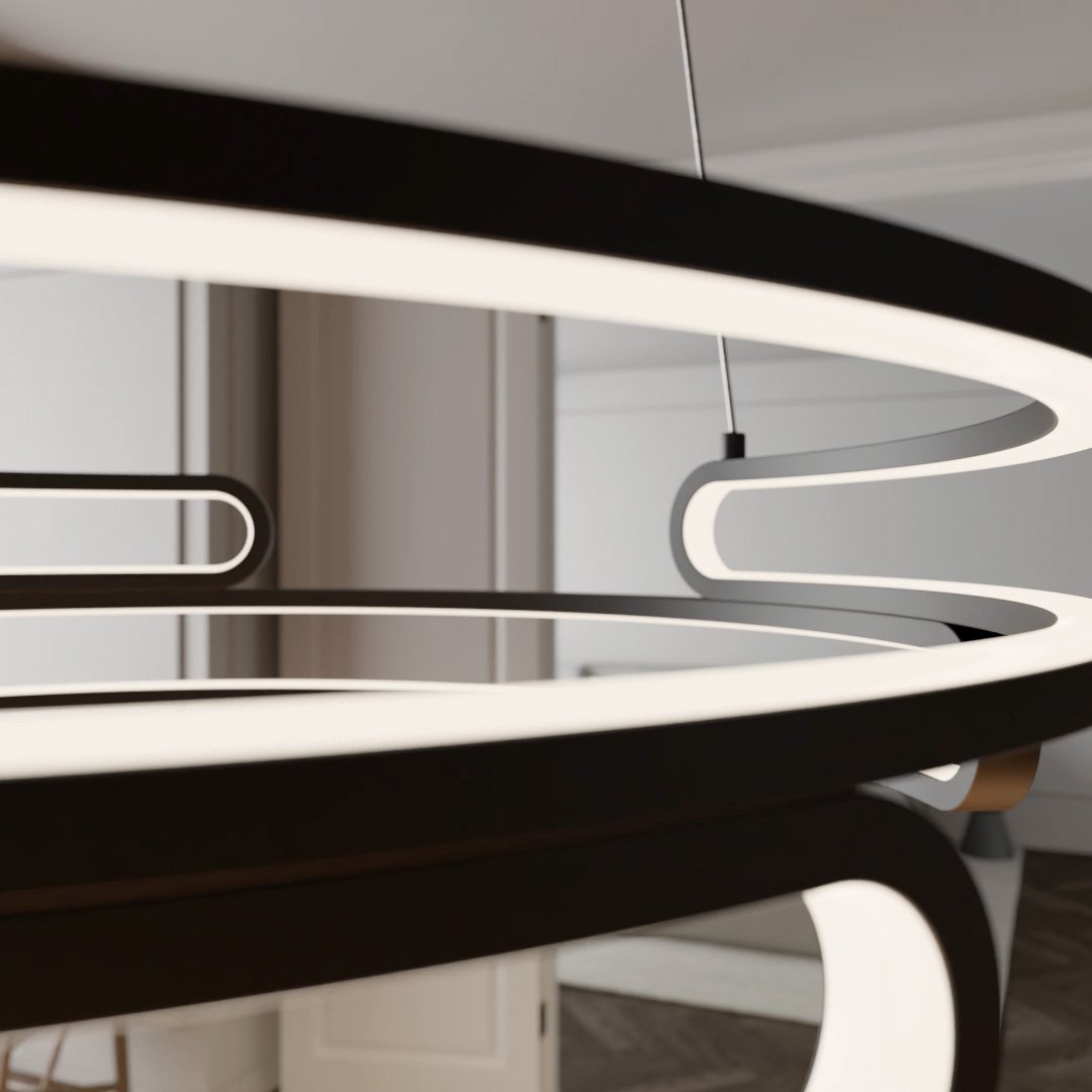 MetalAura - Sophisticated Hanging Lamp