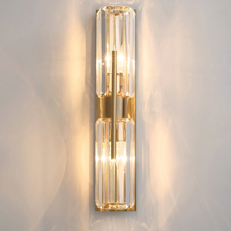 GlamourGlow – Refined Crystal Wall Light