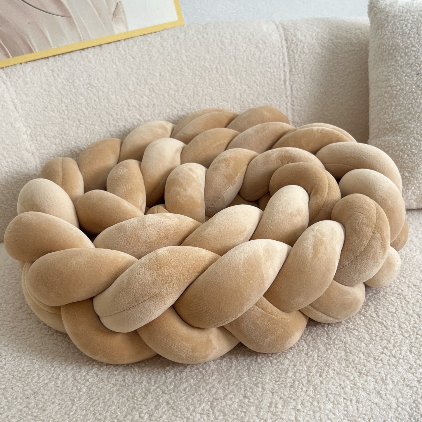 WavePad - Elegante cuscino da pavimento lavabile con motivi geometrici
