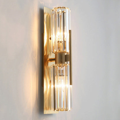 GlamourGlow – Refined Crystal Wall Light