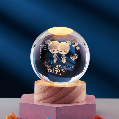 DreamBeam – 3D Crystal LED Night Light