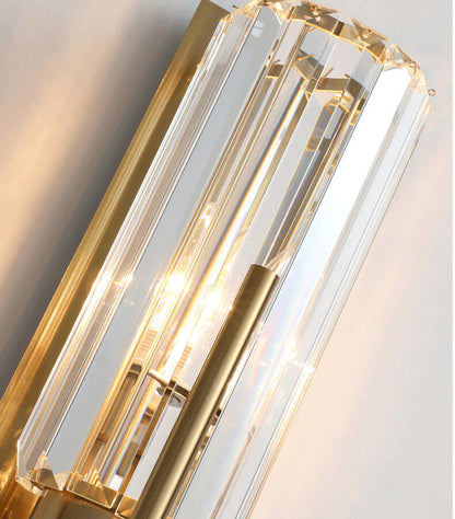 GlamourGlow – Refined Crystal Wall Light