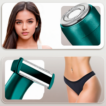 TrimEase – 4-in-1-Bikini-Trimmer in klassischem Grün