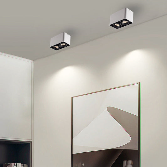 FlexiGrid - Lámpara de Techo LED Cuadrada Versátil