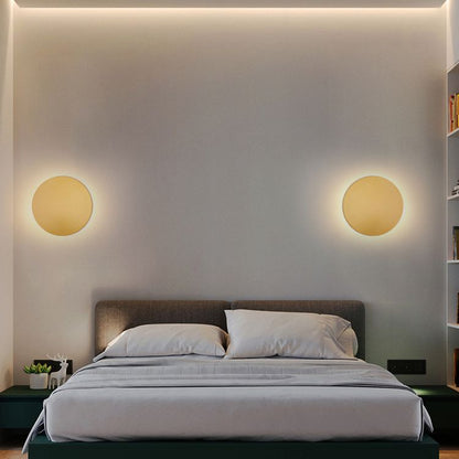 NightGlow – Metal Round Wall Light for Bedroom