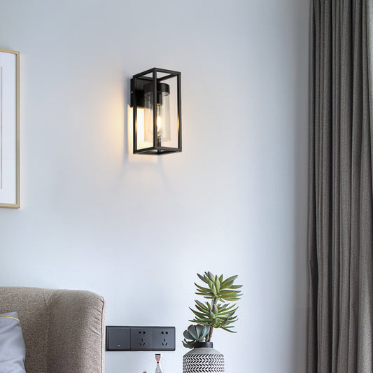 CrystalLuxe – Sleek Modern Glass Wall Light