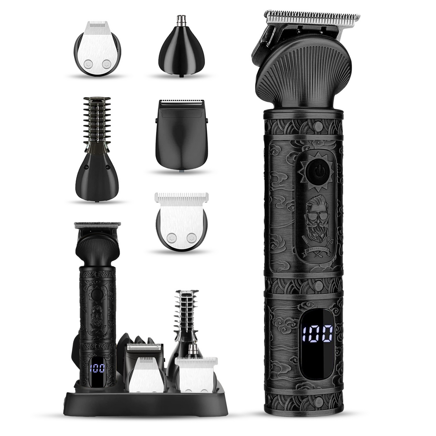 BeardMaster - 6-in-1 Trimmer with Storage Stand