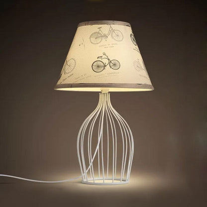 RetroCage – Wire Base Table Lamp