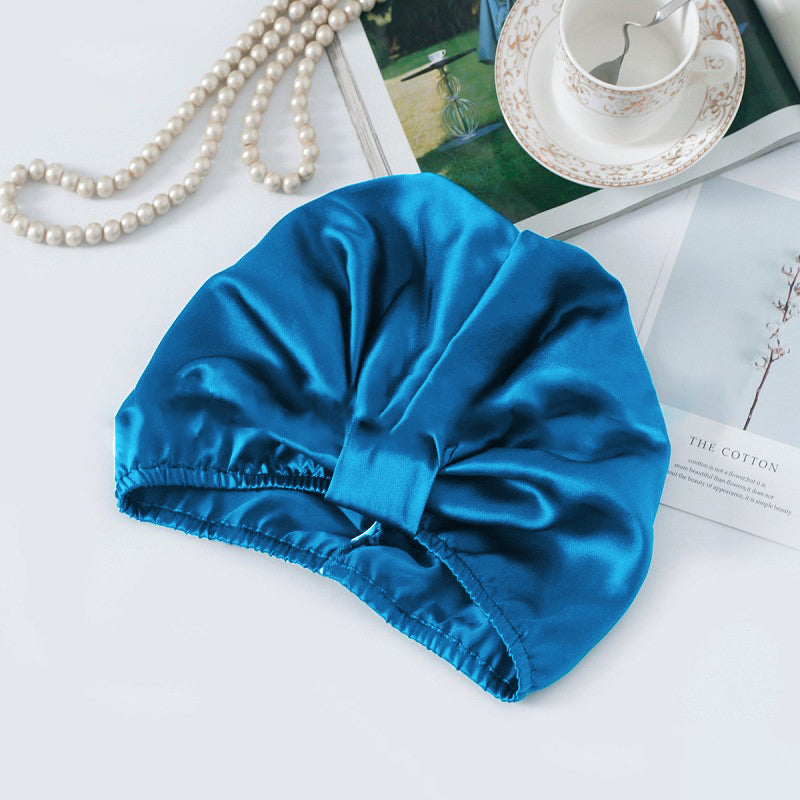 VelvetDream - Bonnet de nuit turban en soie