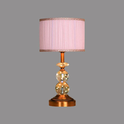 SculpturalShine – Crystal Ball Table Lamp with Refined Elegance