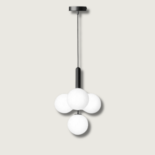 CrystalGlow – Lampada a sospensione moderna in vetro e alluminio