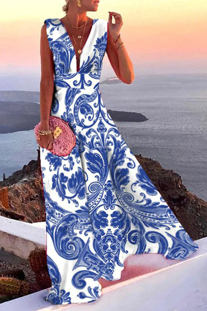 Variant image for Elegant Women's White Maxi Dress - Soft, Breathable Summer Dress for Comfort and Style-7
