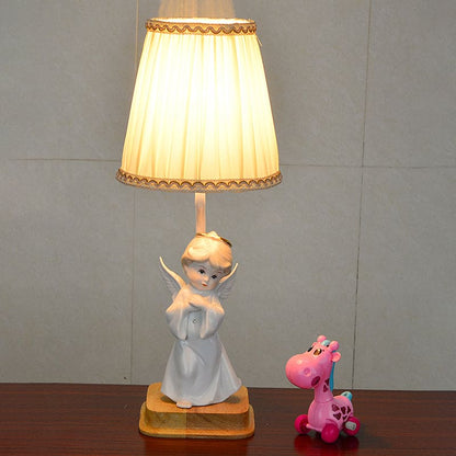 HeavenlyGlow – Angelic Nightstand Lamp