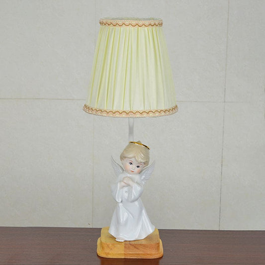 HeavenlyGlow – Angelic Nightstand Lamp