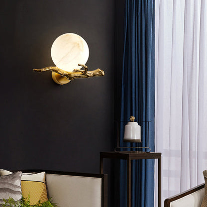 MarbleGlow – Modern Wall Lamp