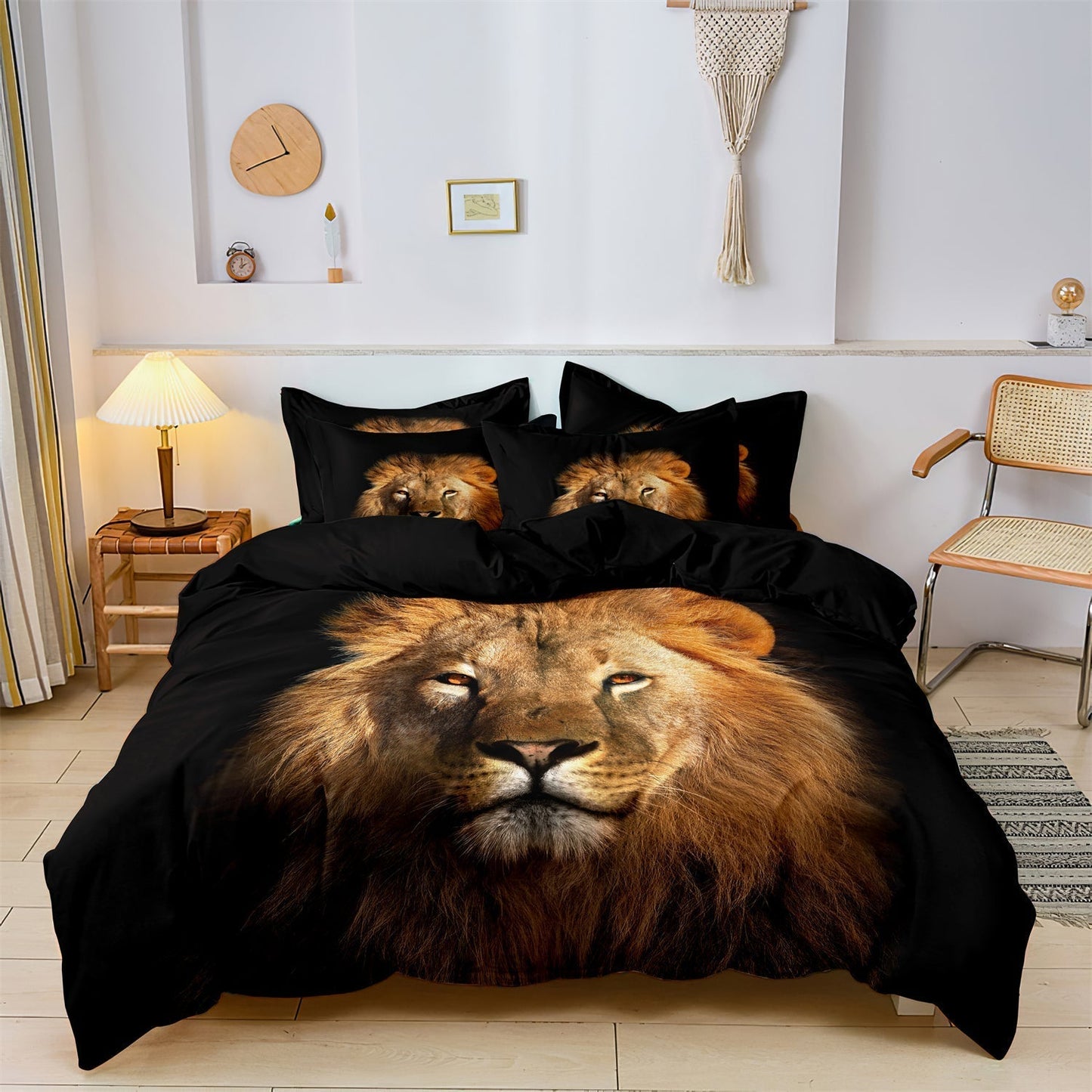PrideHaven - Ropa de cama de lujo con temática de león