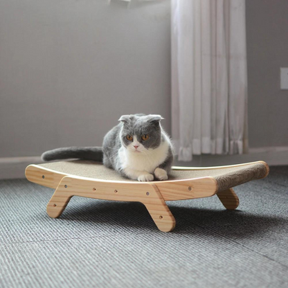 Cat Bed in Crab Shape with Soft Replaceable Fabric – Cozy and Stylish Resting Place for Cats-1