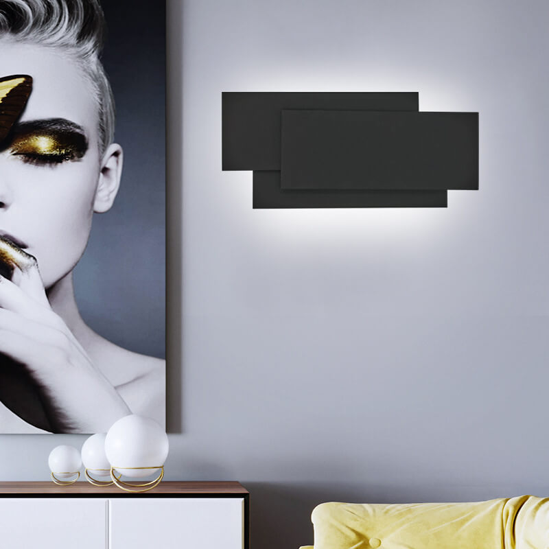 StackGlow – Applique murale LED moderne en couches