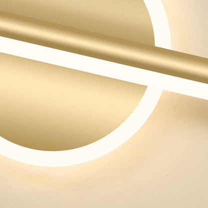 GoldenEdge – Sleek LED Wall Lamp Black/Gold