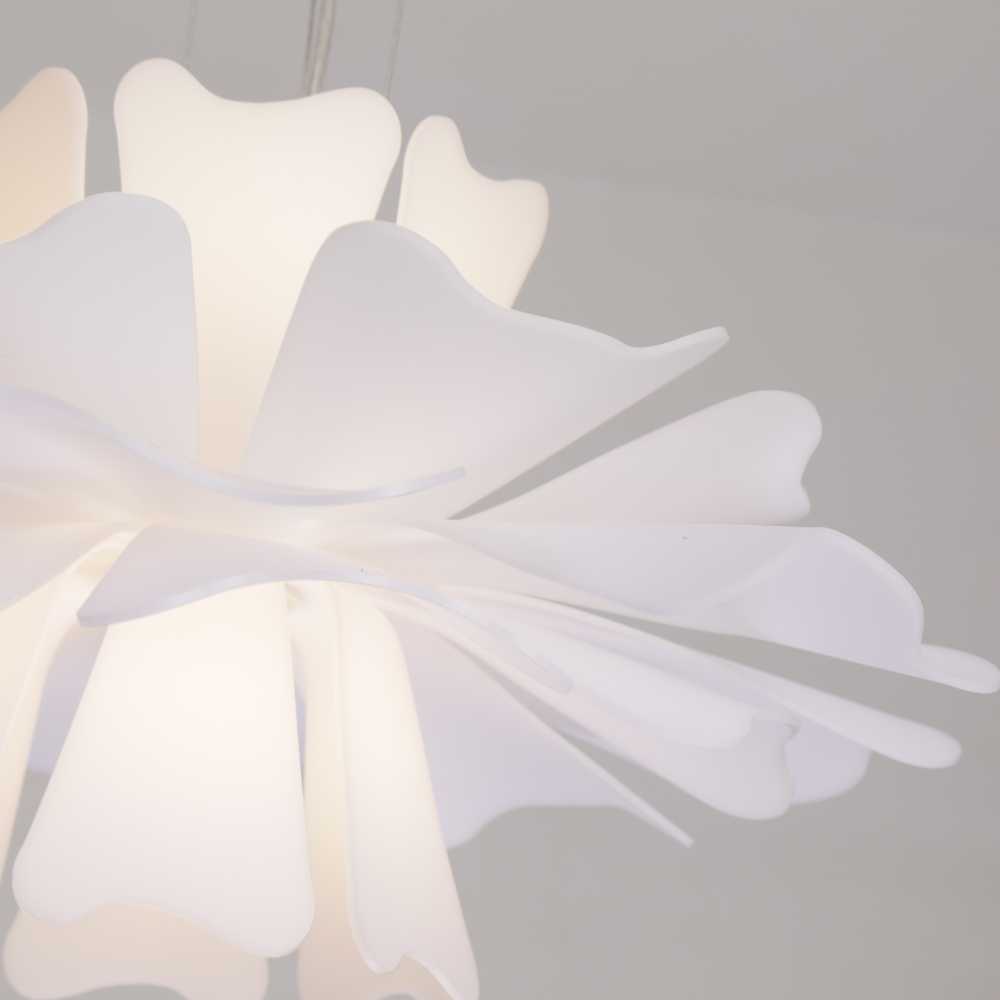 LumaPetal - Stylish White Hanging Light