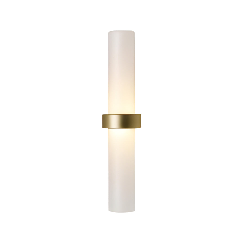 WarmGlow – Frosted Glass Tube Wall Light