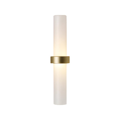 WarmGlow – Frosted Glass Tube Wall Light